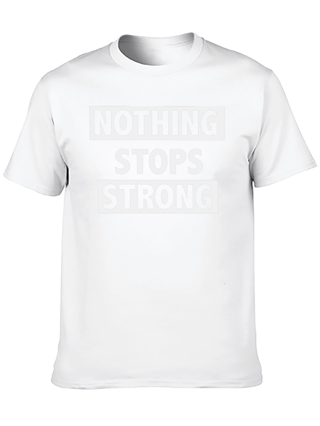 Nothing Stops Strong Black Graphic Tee