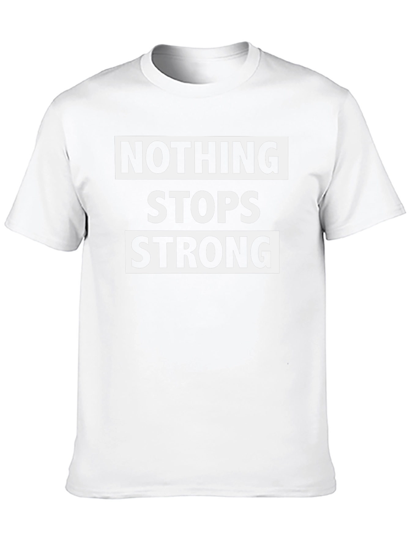 Nothing Stops Strong Black Graphic Tee