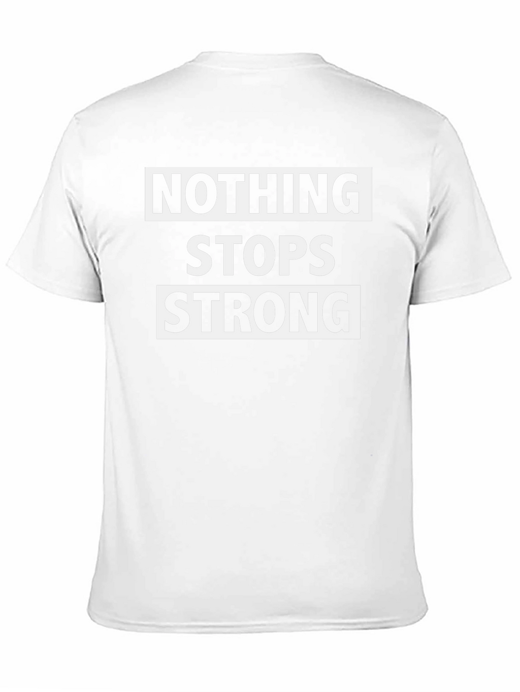 Nothing Stops Strong Black Graphic Tee