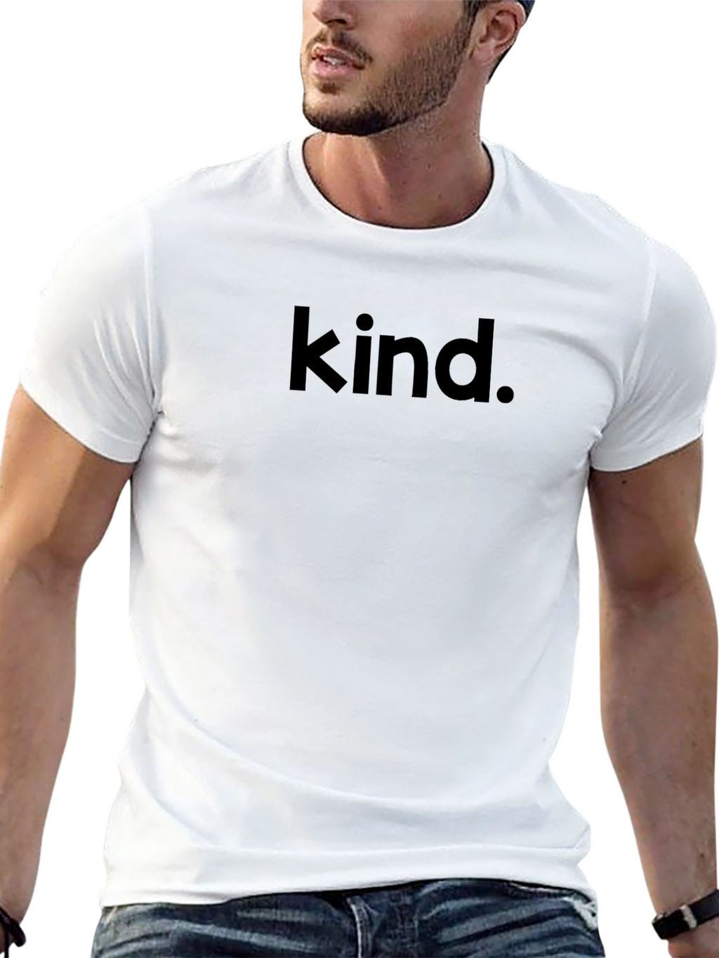 Kind T-Shirt - Black Minimalist Design