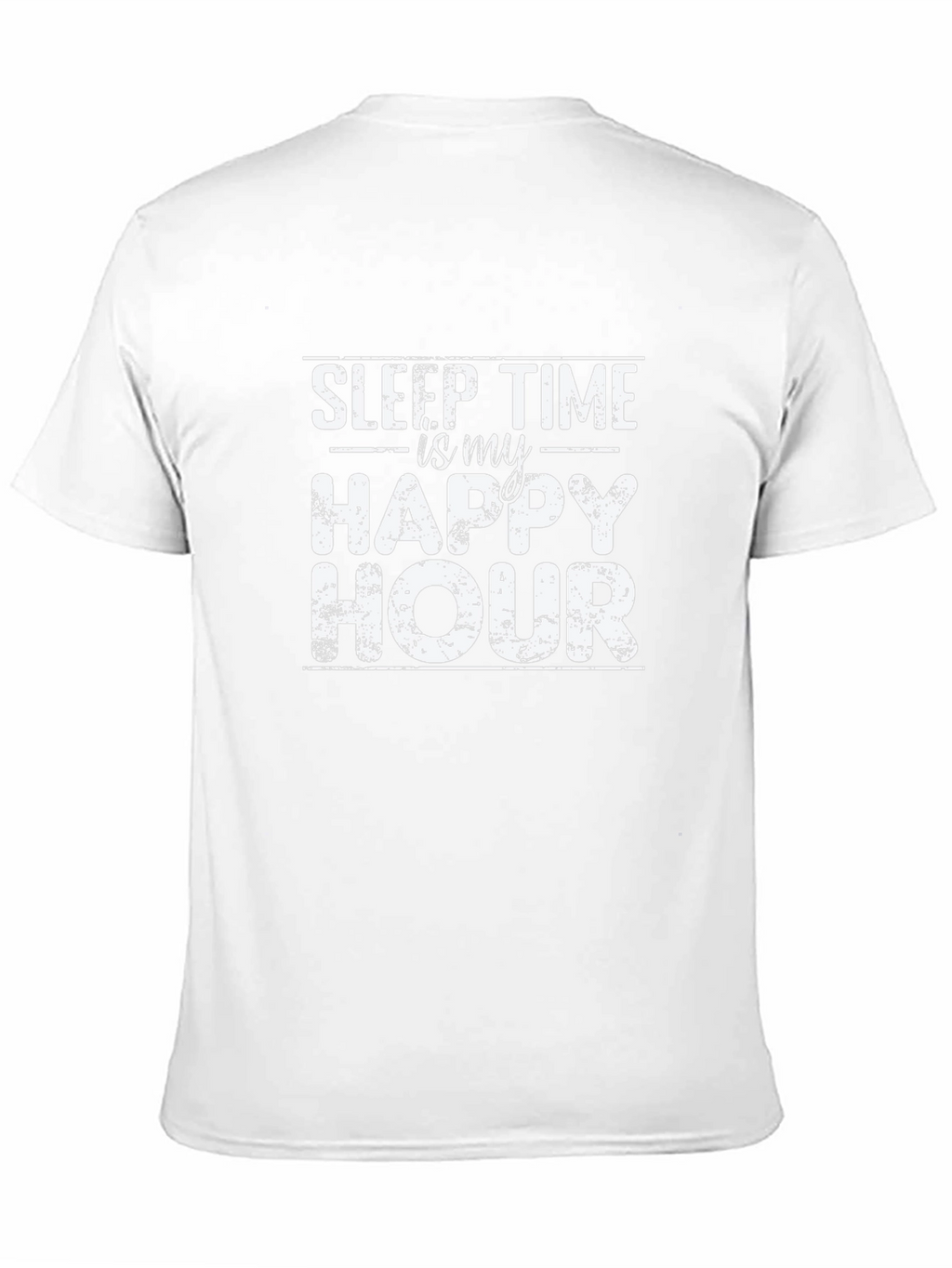 Sleep Time is My Happy Hour Black Graphic Tee
