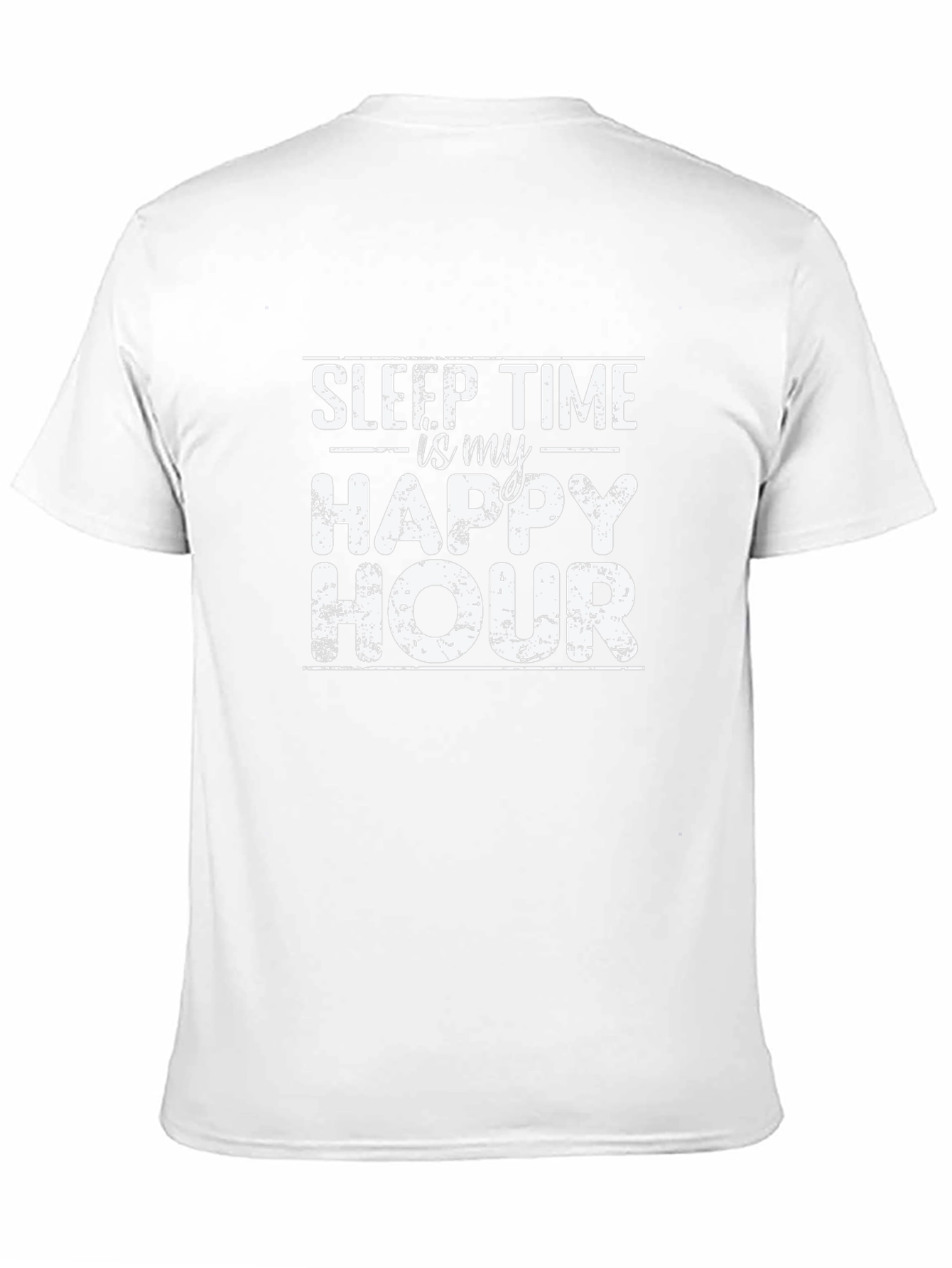 Sleep Time is My Happy Hour Black Graphic Tee