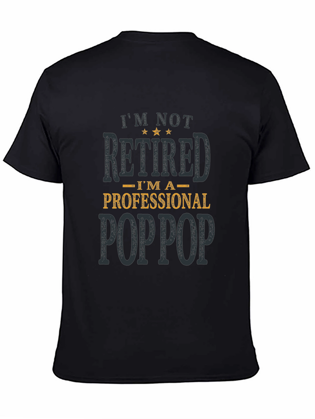 Professional Poppop T-Shirt - Funny Grandpa Tee