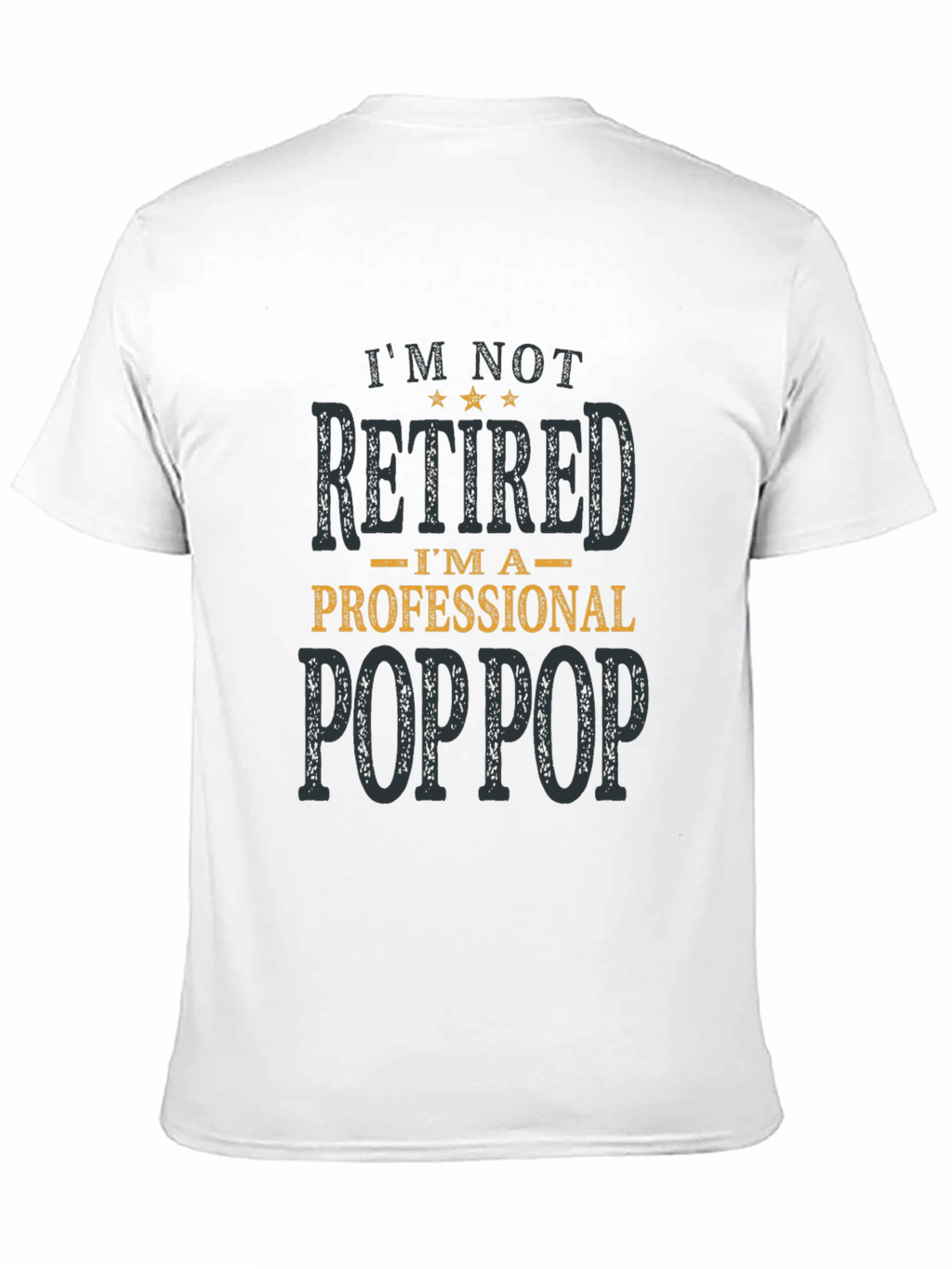 Professional Poppop T-Shirt - Funny Grandpa Tee