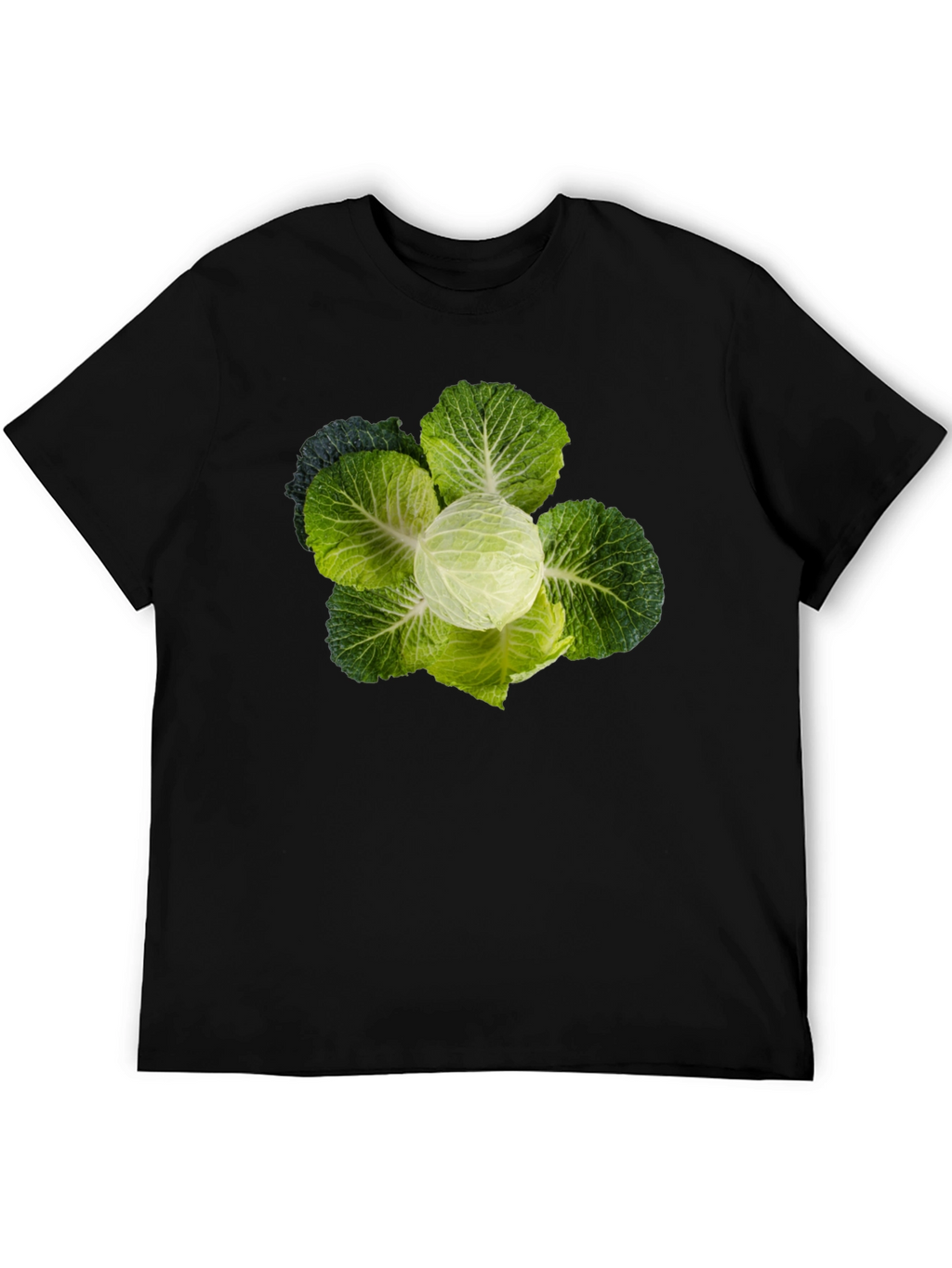 Cabbage Head Graphic Tee - Quirky Food Lovers T-Shirt
