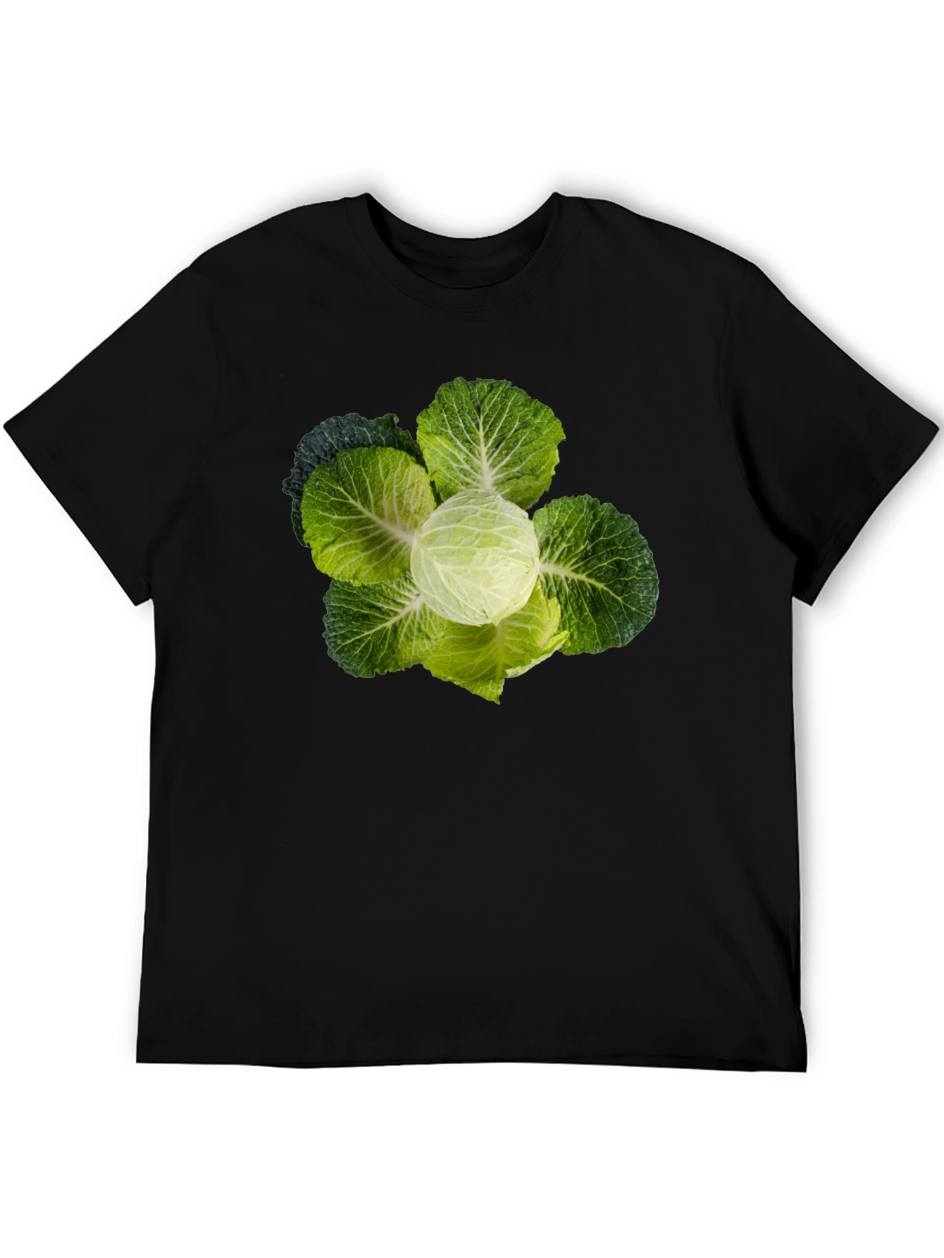 Cabbage Head Graphic Tee - Quirky Food Lovers T-Shirt