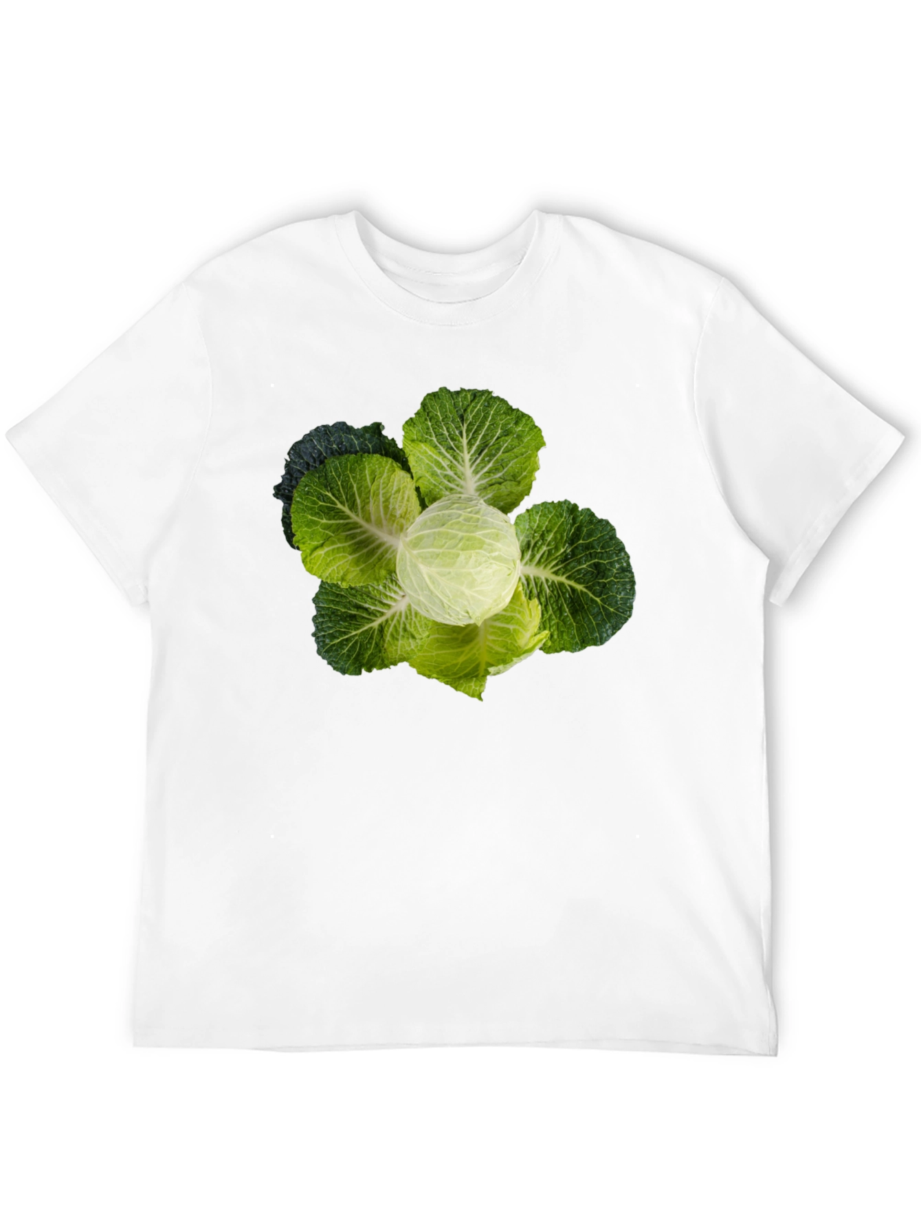 Cabbage Head Graphic Tee - Quirky Food Lovers T-Shirt