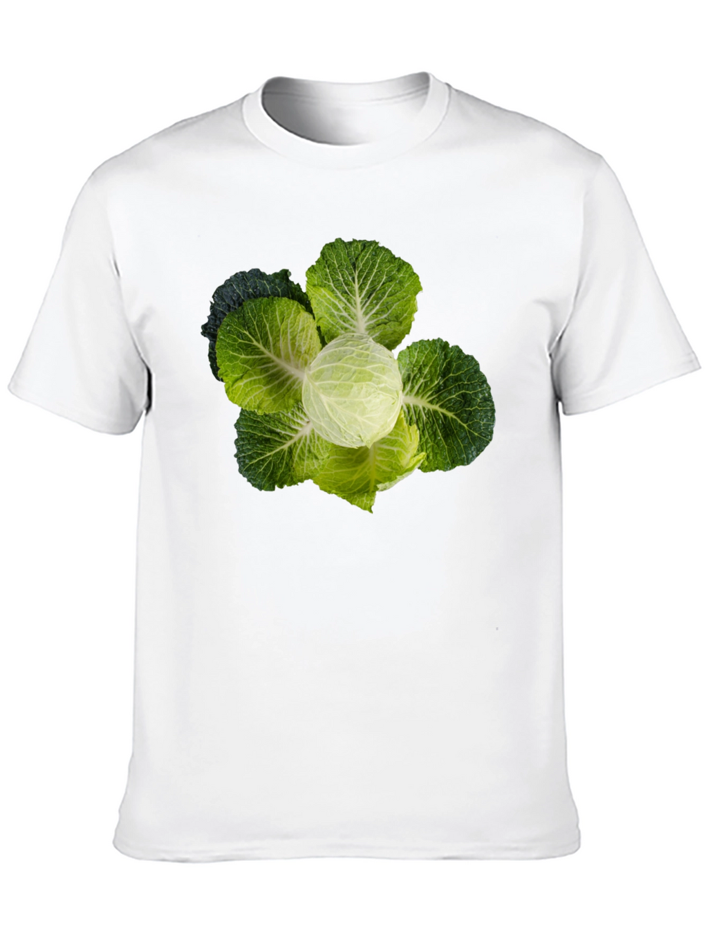 Cabbage Head Graphic Tee - Quirky Food Lovers T-Shirt