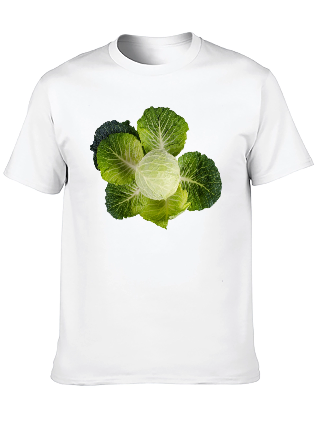 Cabbage Head Graphic Tee - Quirky Food Lovers T-Shirt