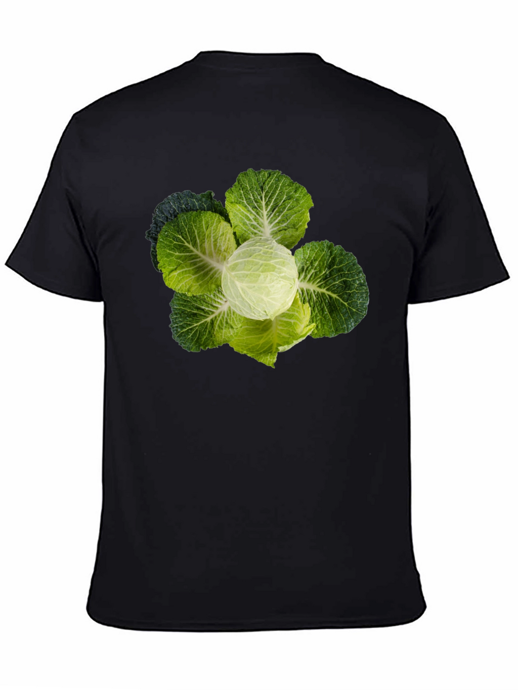 Cabbage Head Graphic Tee - Quirky Food Lovers T-Shirt