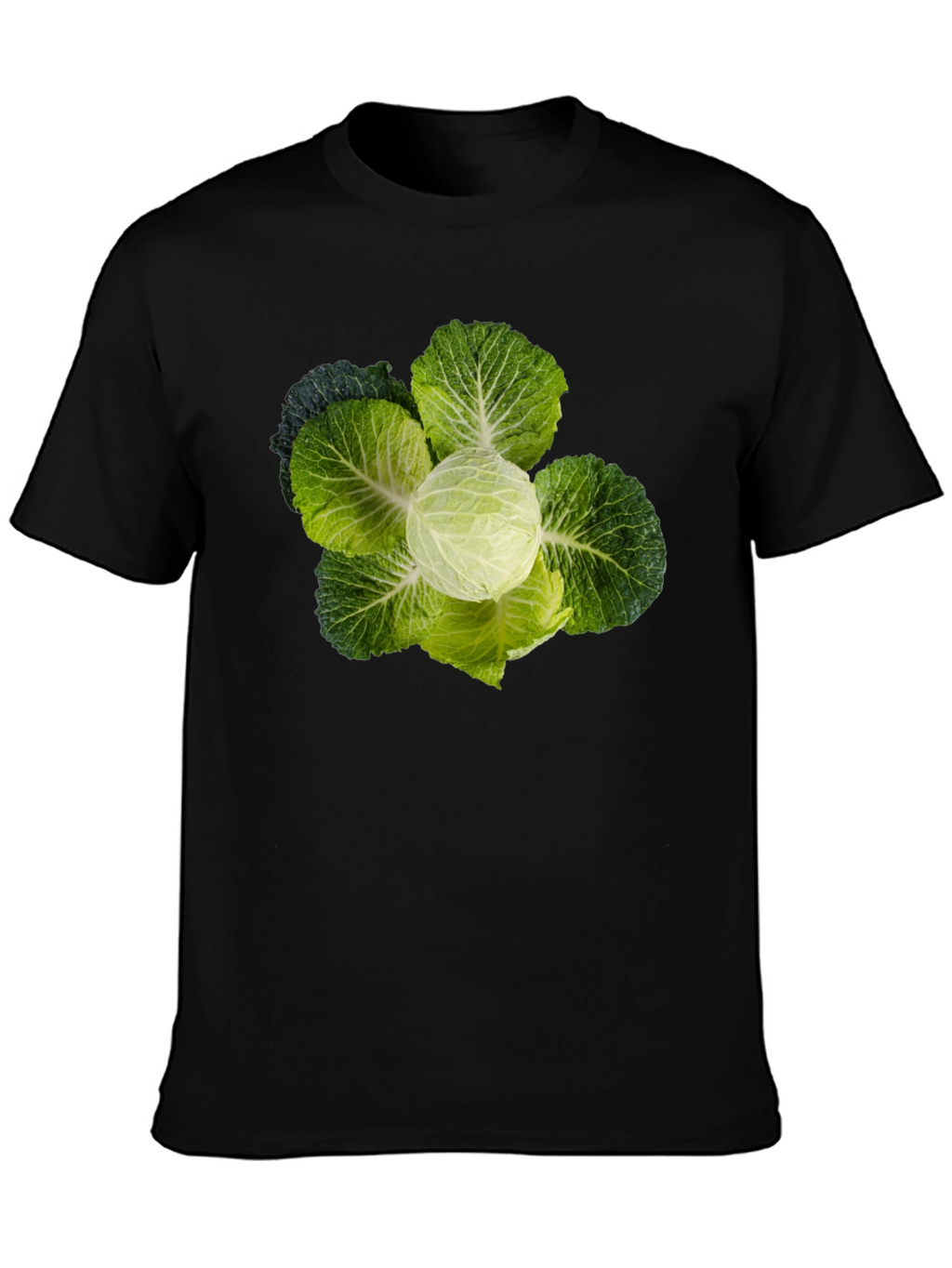 Cabbage Head Graphic Tee - Quirky Food Lovers T-Shirt