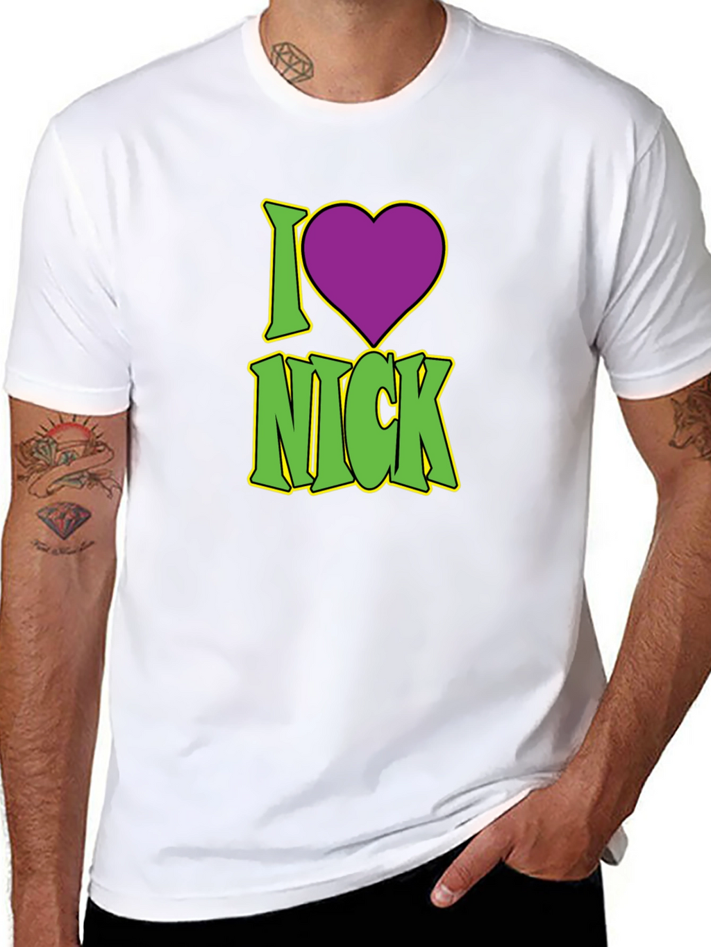 I Heart Nick - Graphic Novelty T-Shirt
