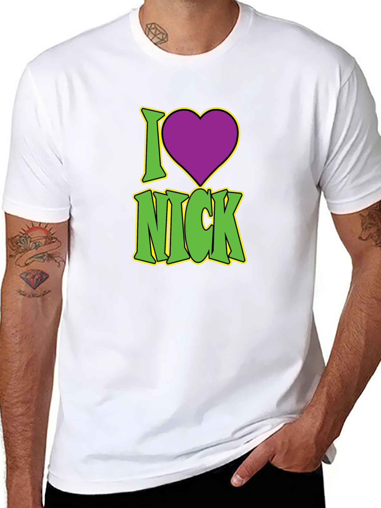 I Heart Nick - Graphic Novelty T-Shirt