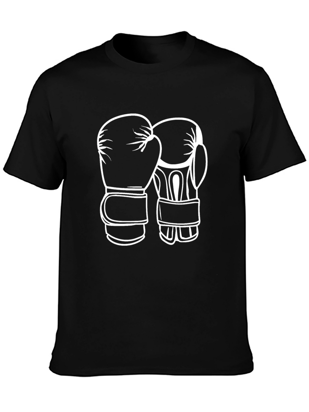 Boxing Gloves Graphic T-Shirt - Black