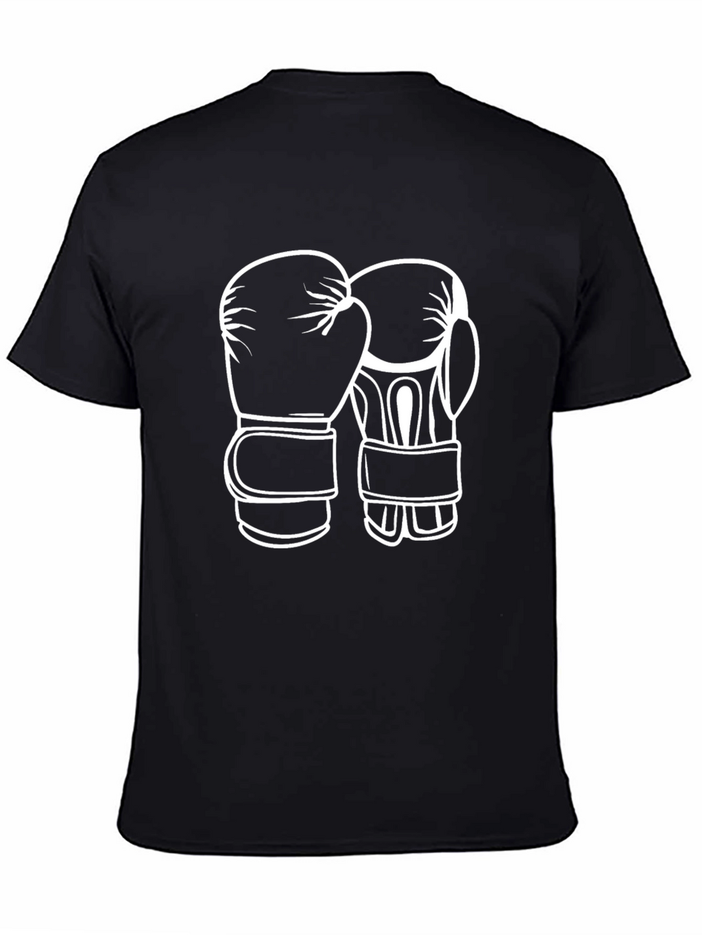 Boxing Gloves Graphic T-Shirt - Black