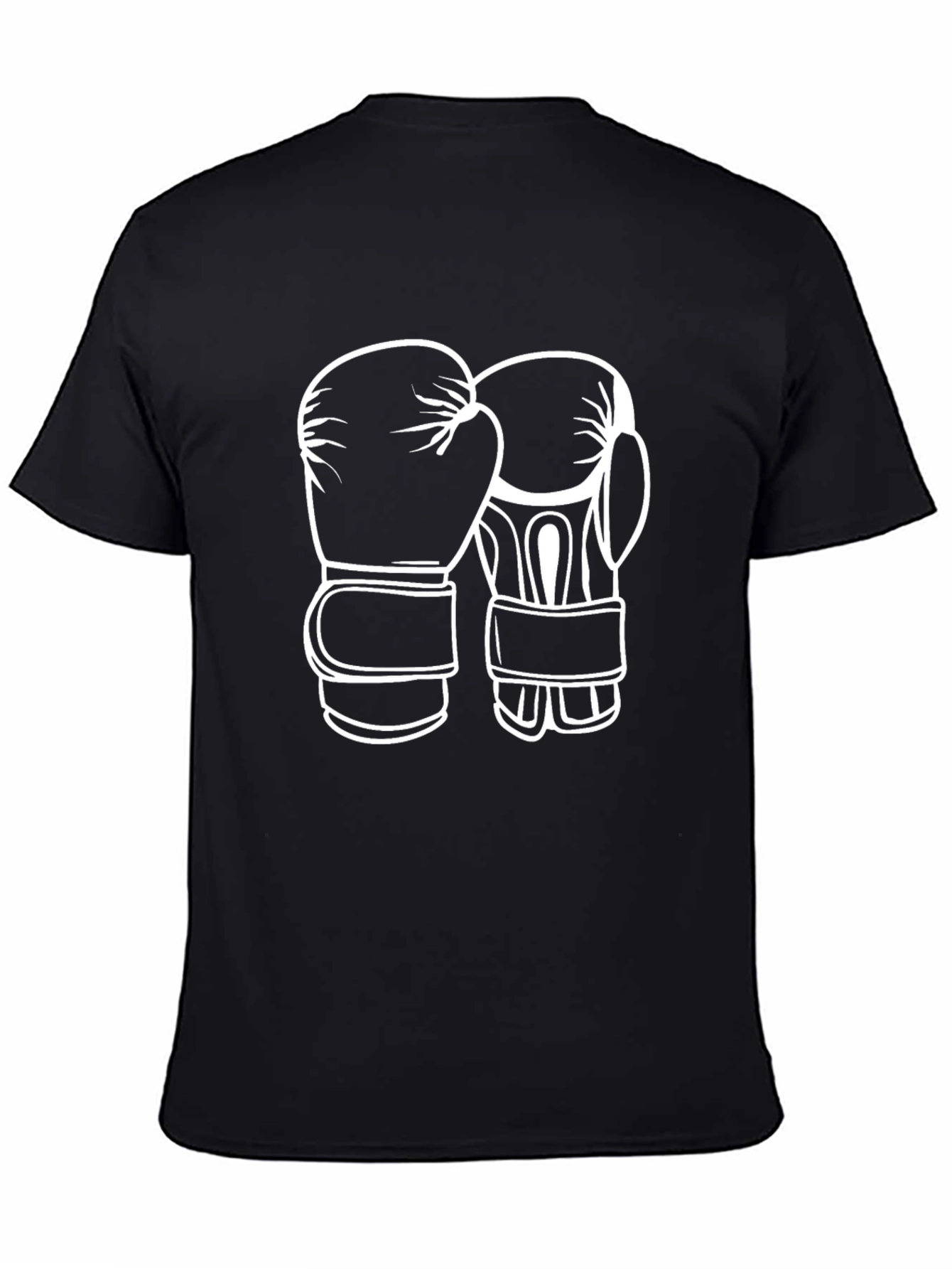 Boxing Gloves Graphic T-Shirt - Black