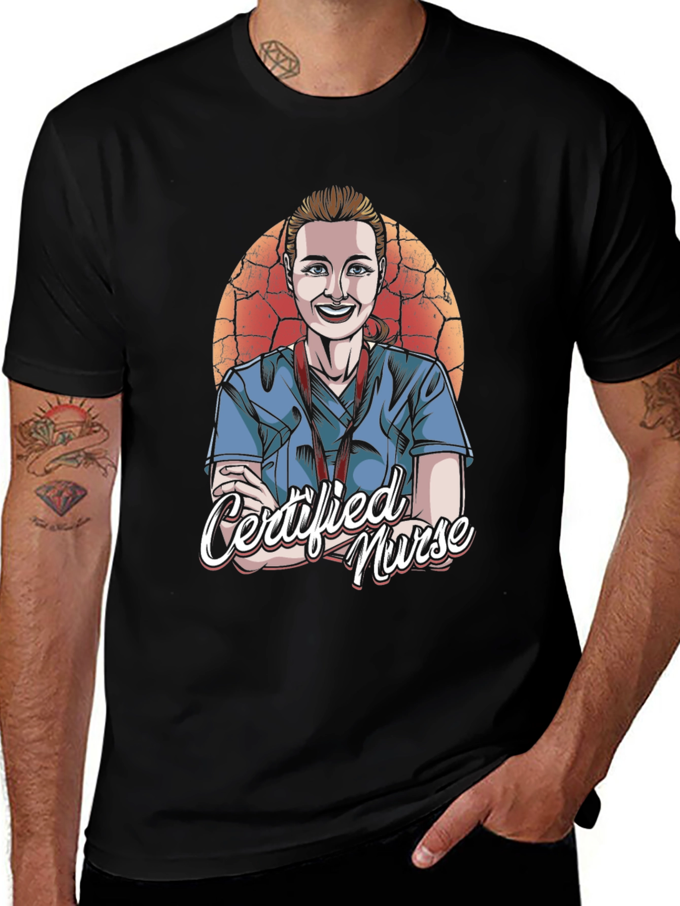 Certified Nurse Graphic T-Shirt | Unisex Crew Neck