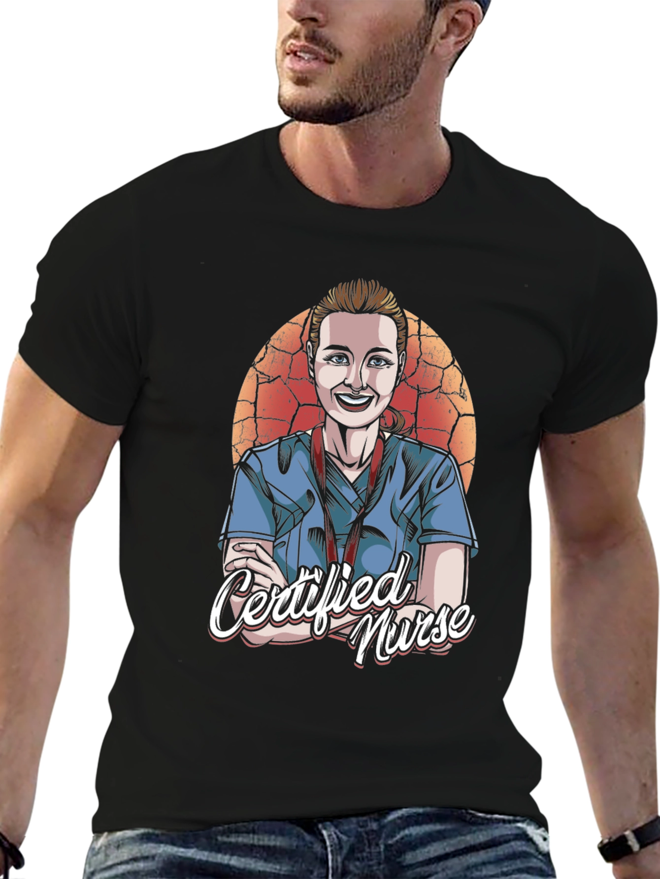 Certified Nurse Graphic T-Shirt | Unisex Crew Neck