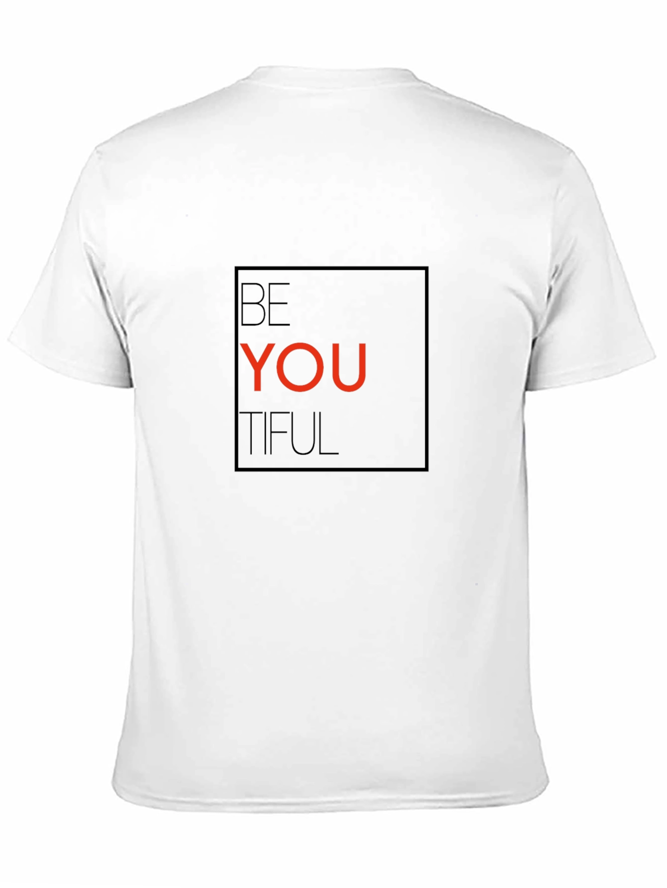 Be YOU Tiful Black Graphic Tee - Stylish and Comfortable