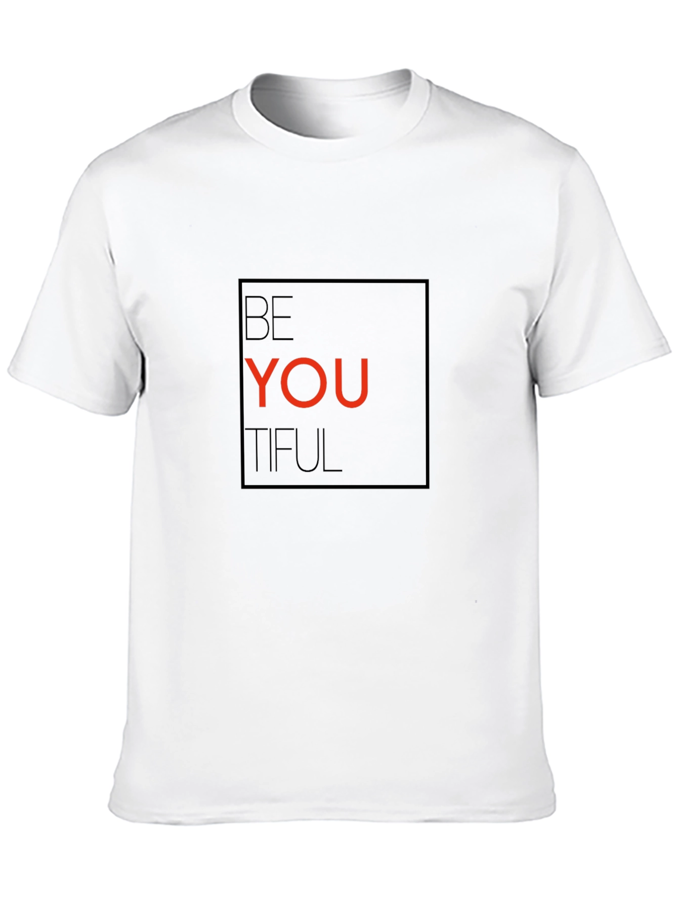 Be YOU Tiful Black Graphic Tee - Stylish and Comfortable