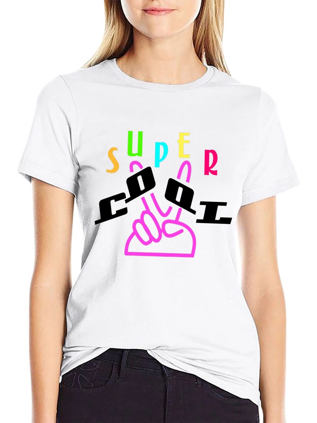 Super Cool Graphic Tee - Black T-Shirt