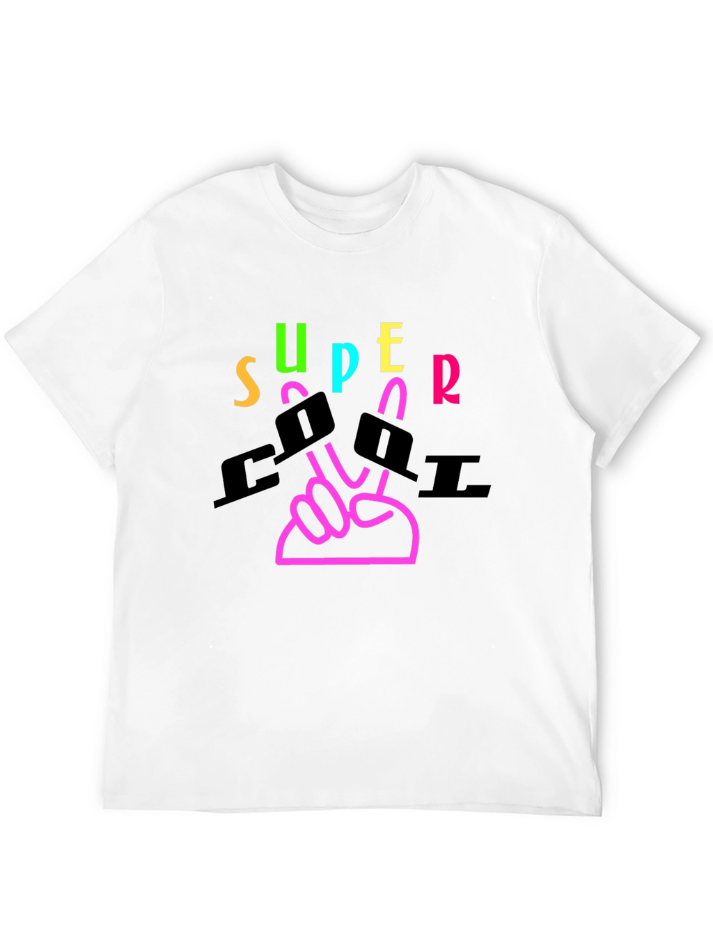 Super Cool Graphic Tee - Black T-Shirt