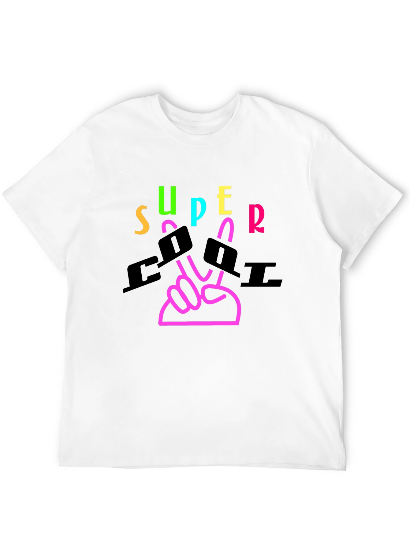 Super Cool Graphic Tee - Black T-Shirt