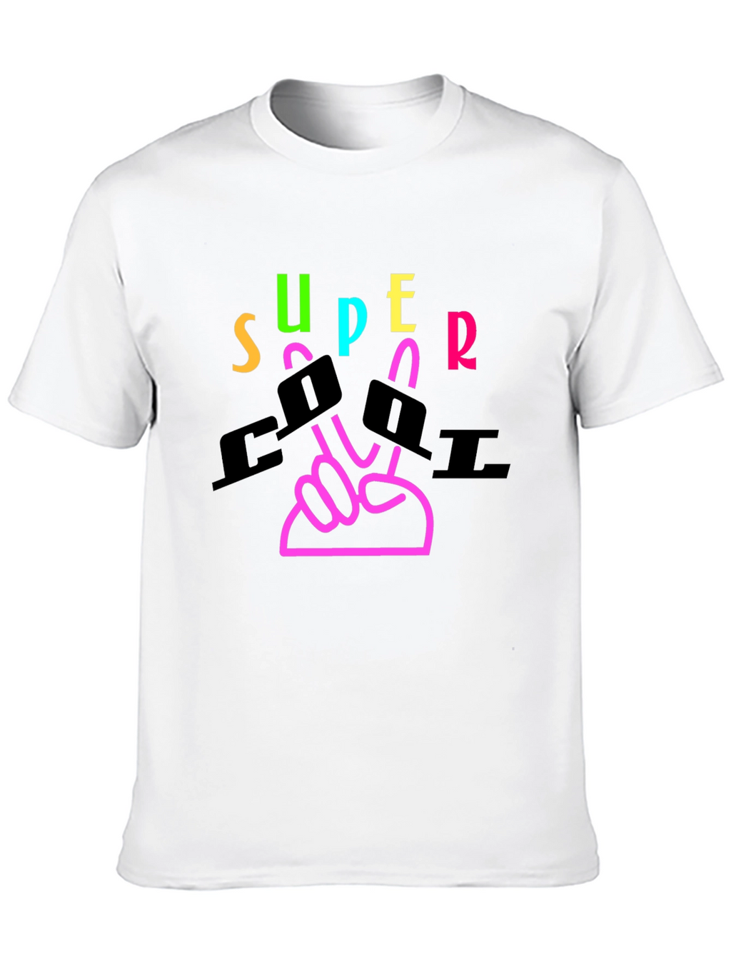 Super Cool Graphic Tee - Black T-Shirt