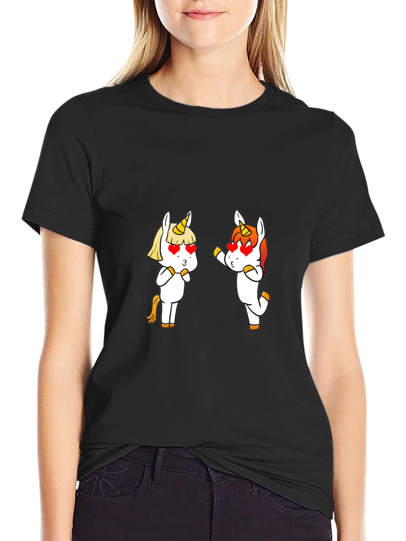 Unicorn Love T-Shirt - Cute Valentines Day Tee