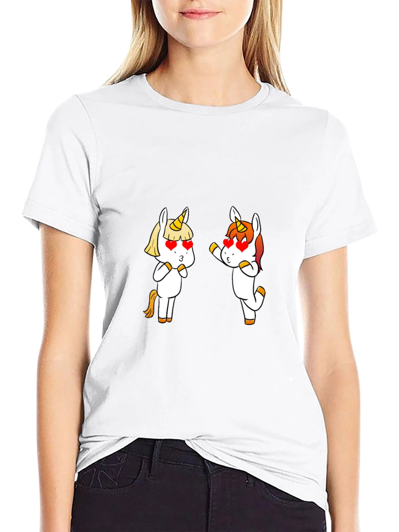 Unicorn Love T-Shirt - Cute Valentines Day Tee