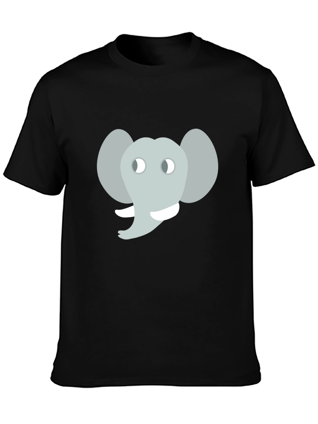 Elephant Graphic Black T-Shirt