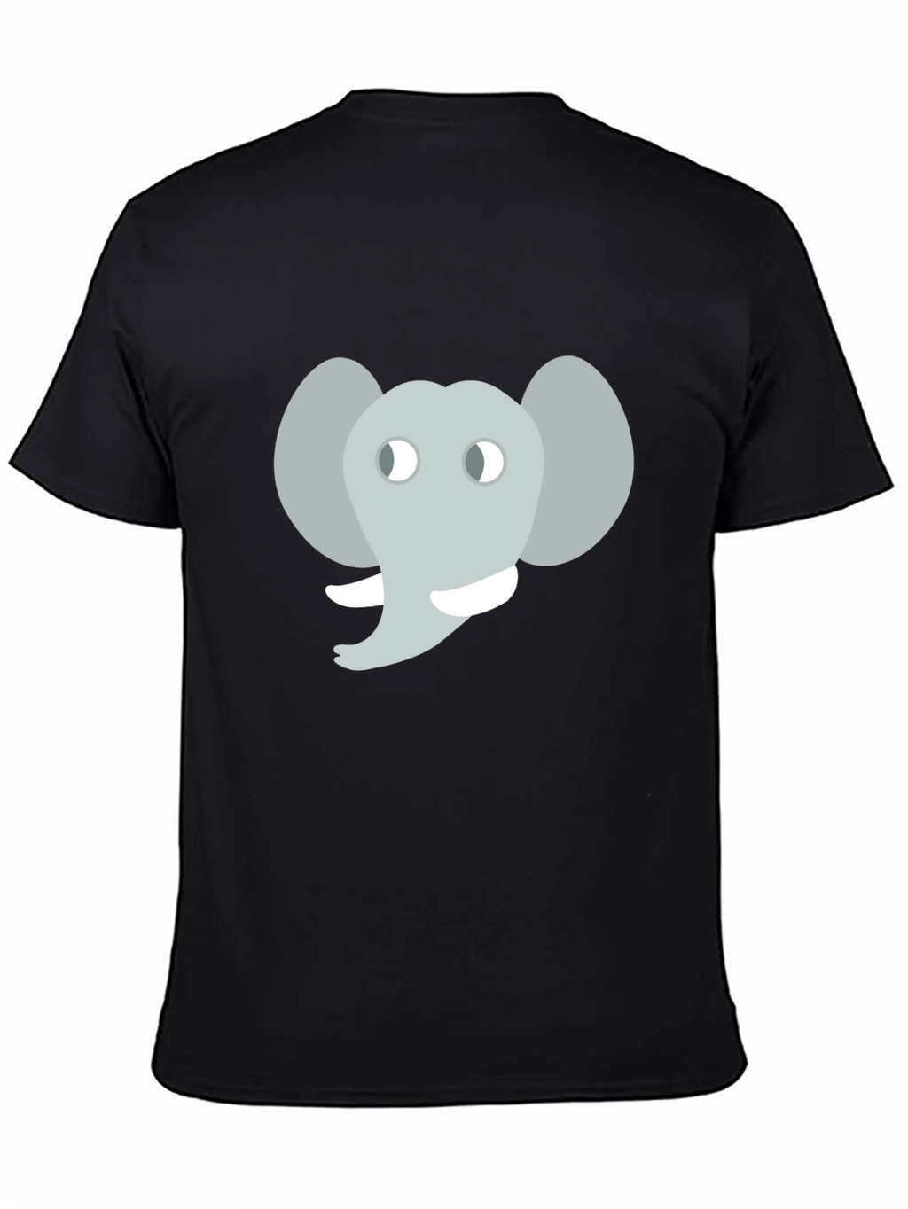 Elephant Graphic Black T-Shirt