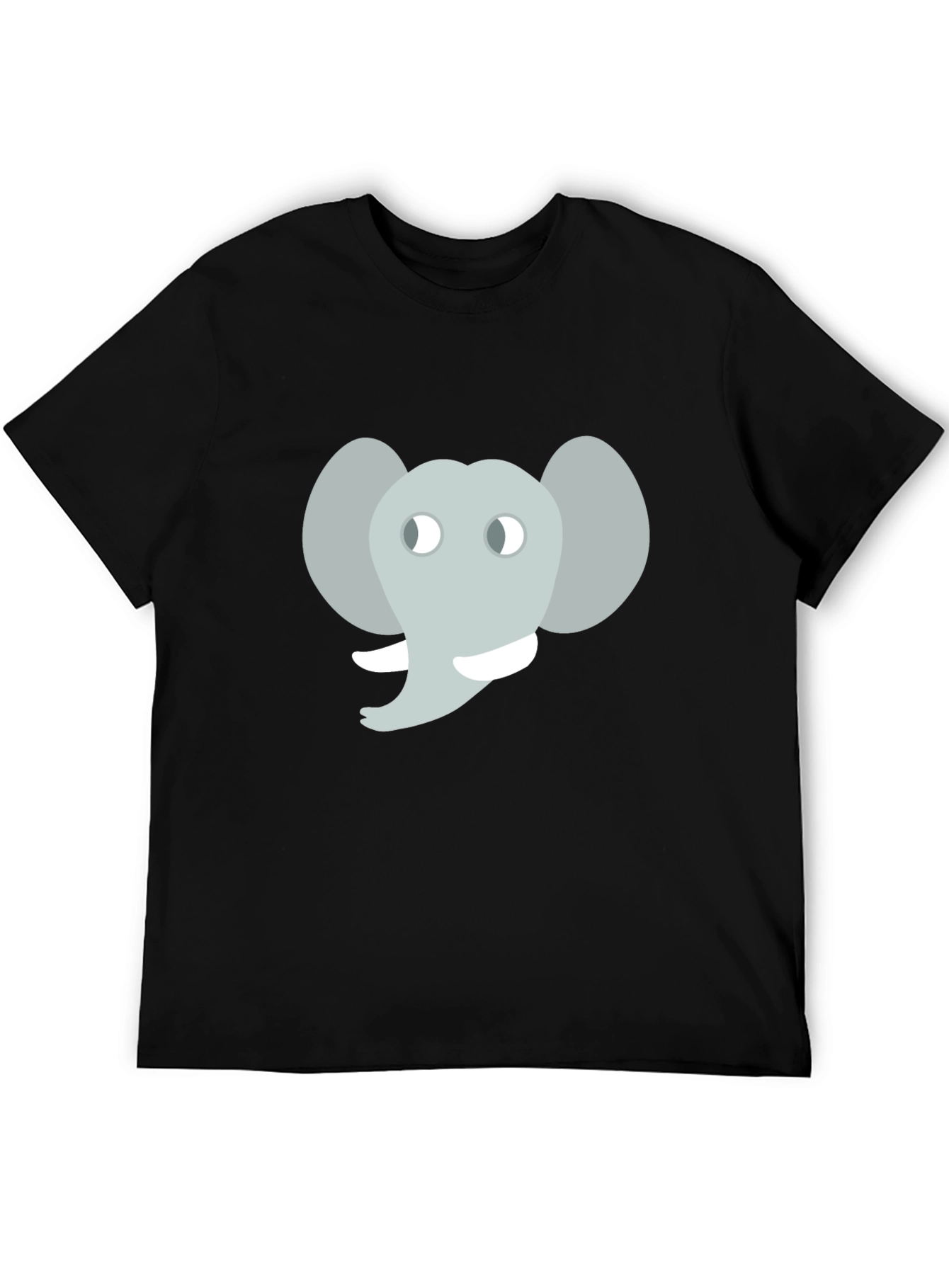 Elephant Graphic Black T-Shirt