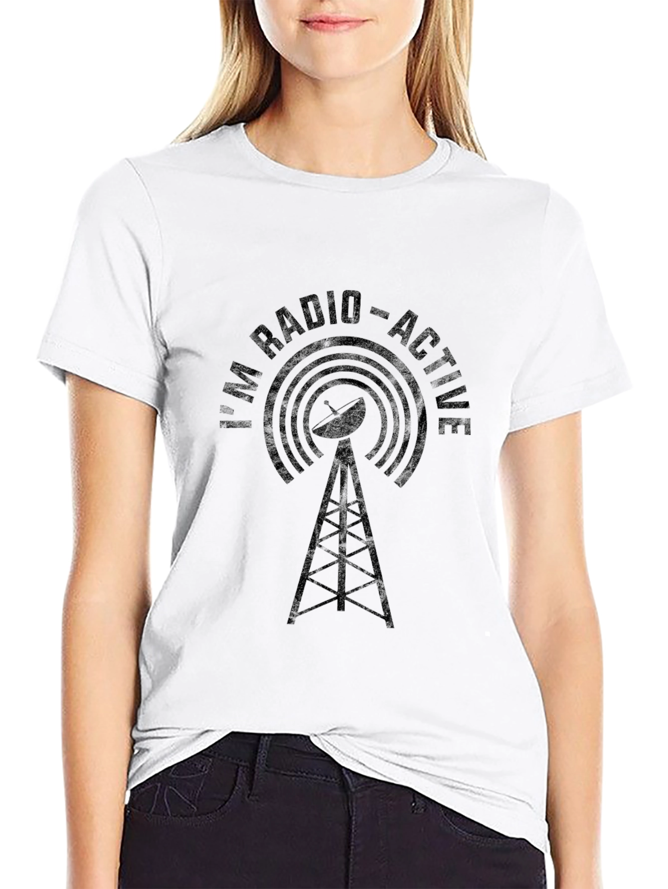 Radio-Active Graphic T-Shirt - Novelty Tee