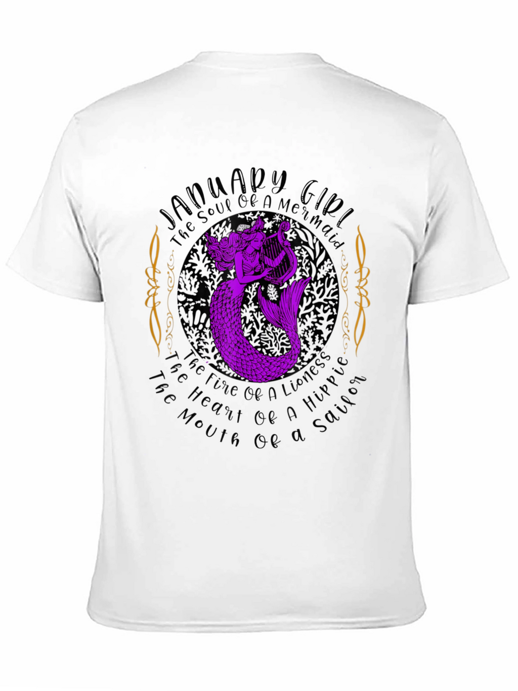 January Girl Mermaid Graphic Tee