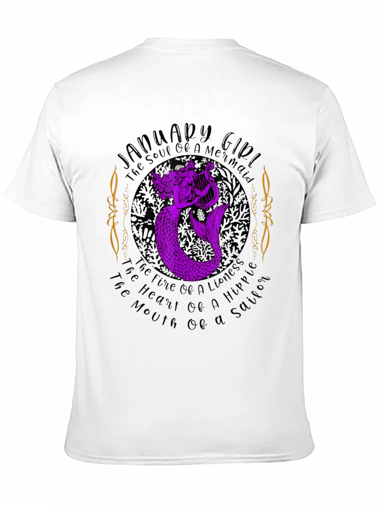 January Girl Mermaid Graphic Tee