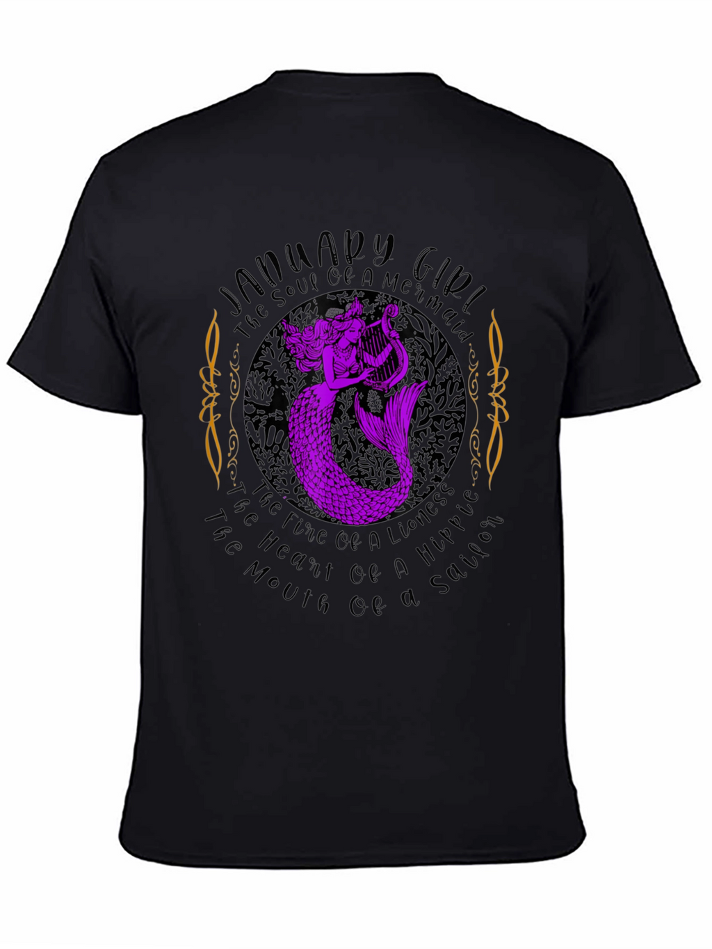 January Girl Mermaid Graphic Tee