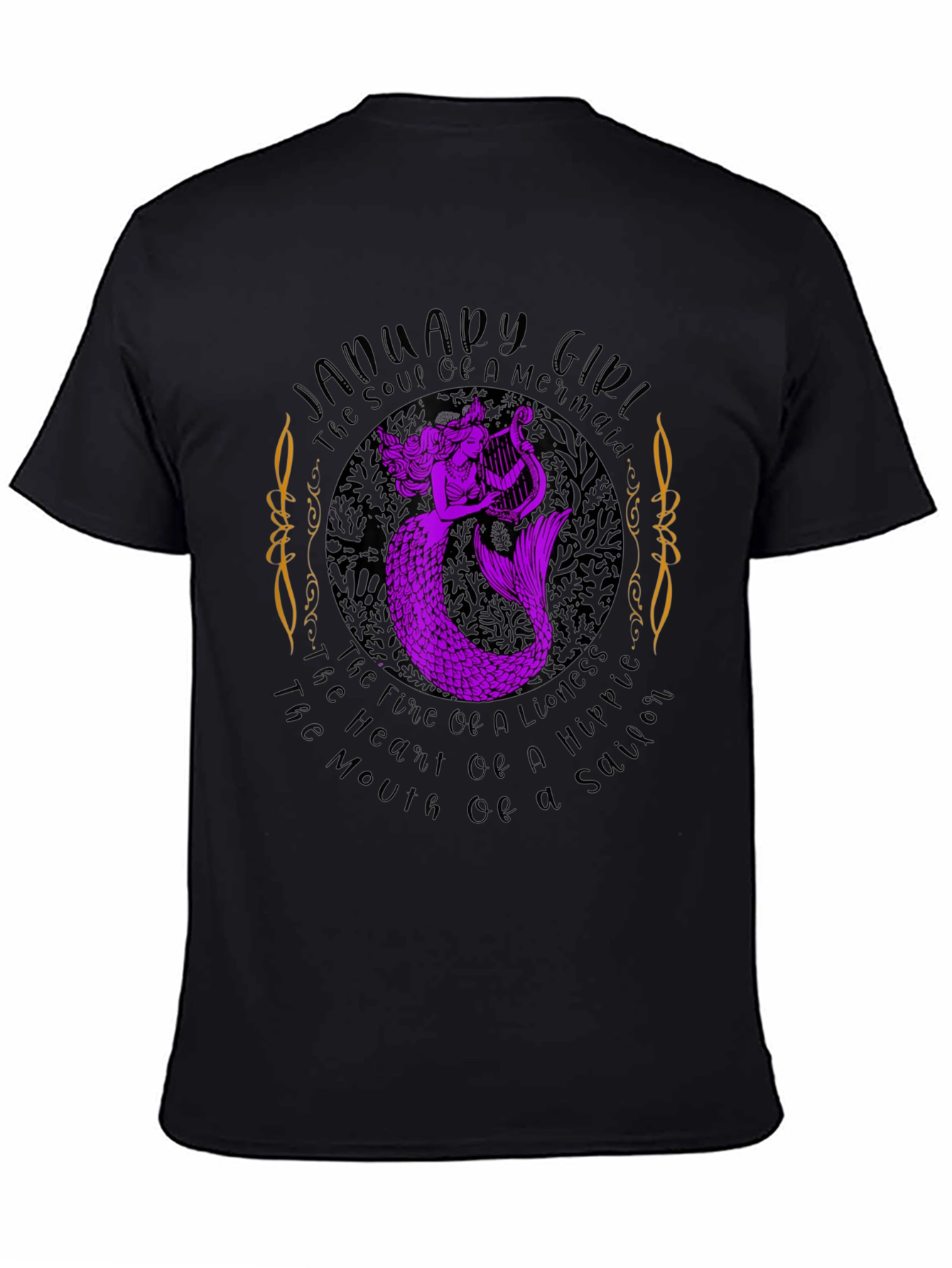 January Girl Mermaid Graphic Tee