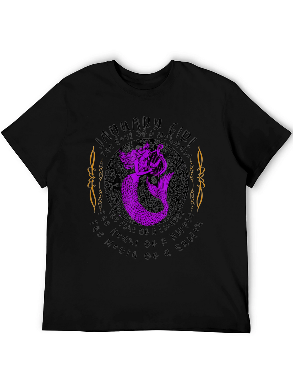 January Girl Mermaid Graphic Tee
