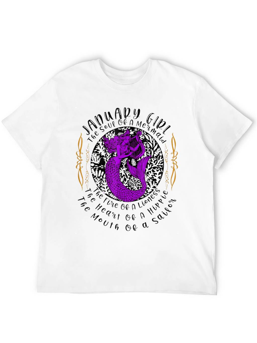 January Girl Mermaid Graphic Tee