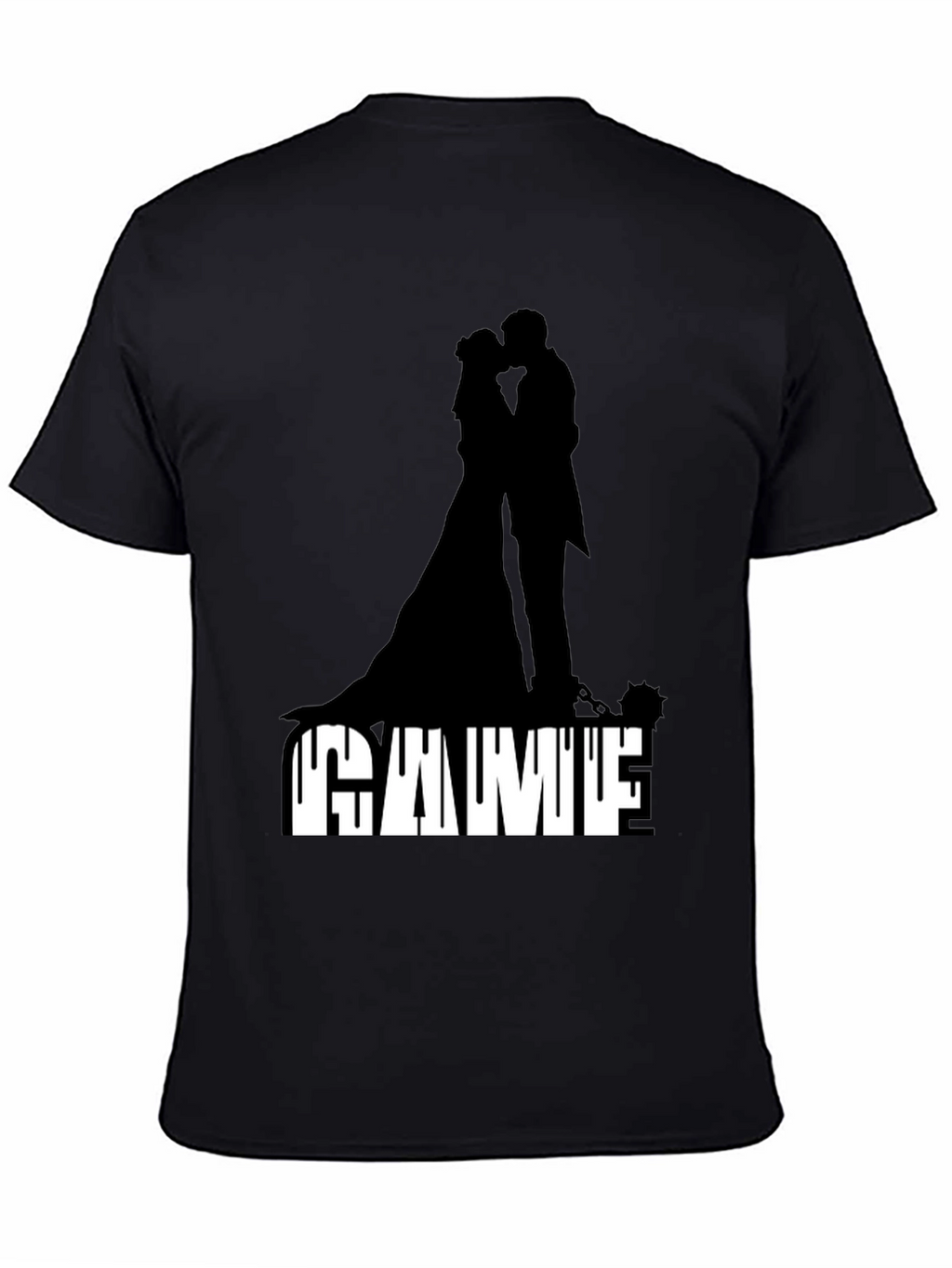 Gamufe Wedding Silhouette Graphic Tee - Black