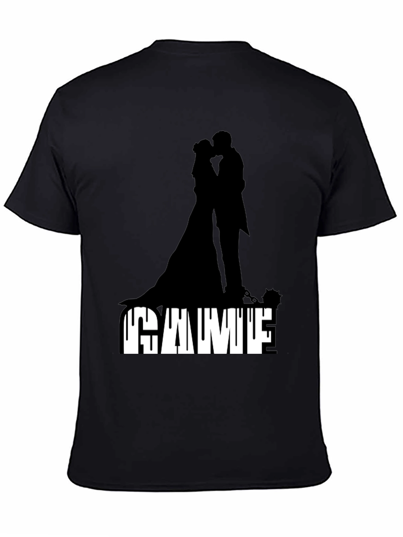 Gamufe Wedding Silhouette Graphic Tee - Black