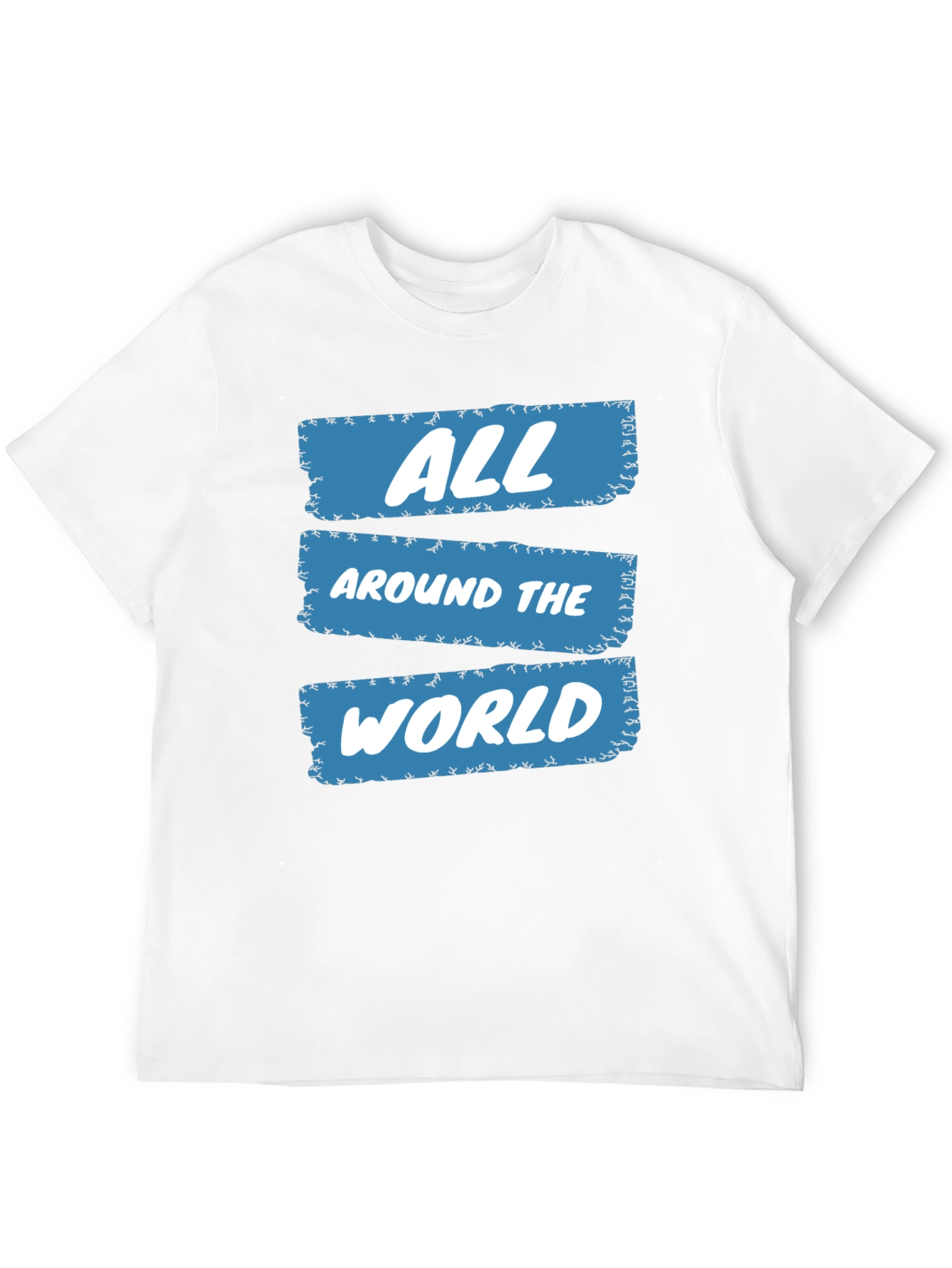 All Around The World Graphic Tee - Trendy Casual Wear