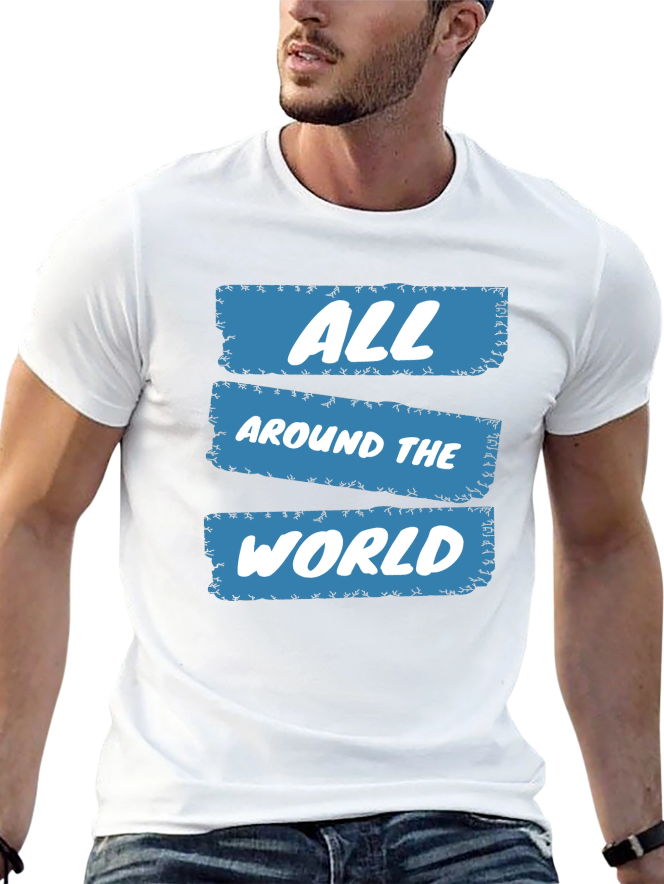 All Around The World Graphic Tee - Trendy Casual Wear