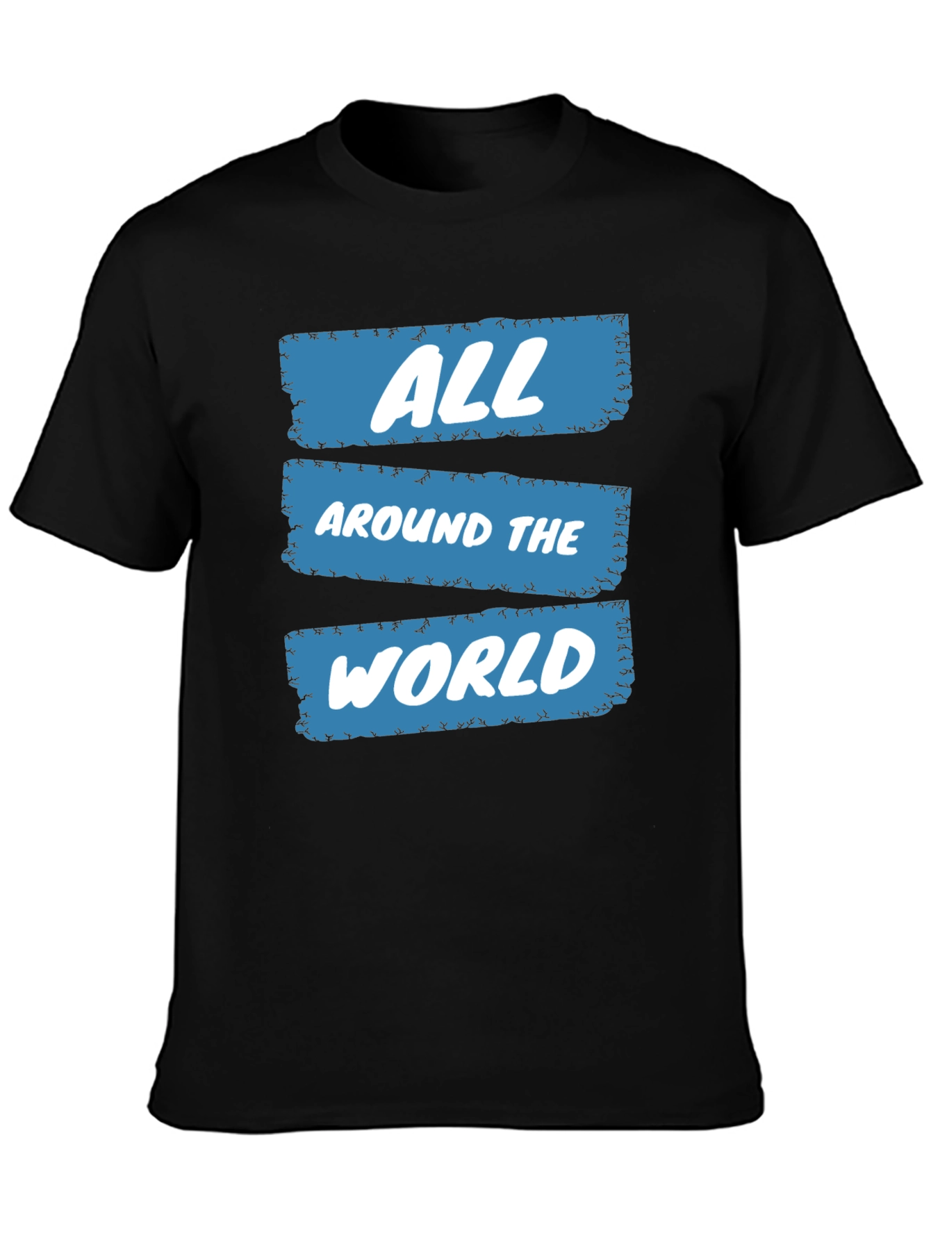 All Around The World Graphic Tee - Trendy Casual Wear