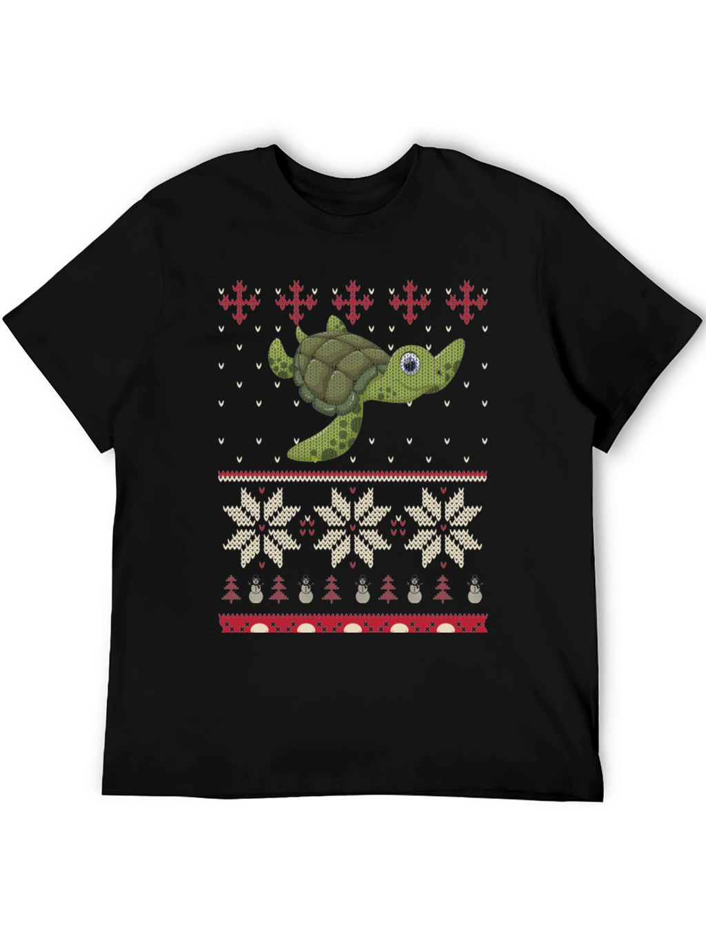 Turtle Ugly Christmas Sweater T-Shirt