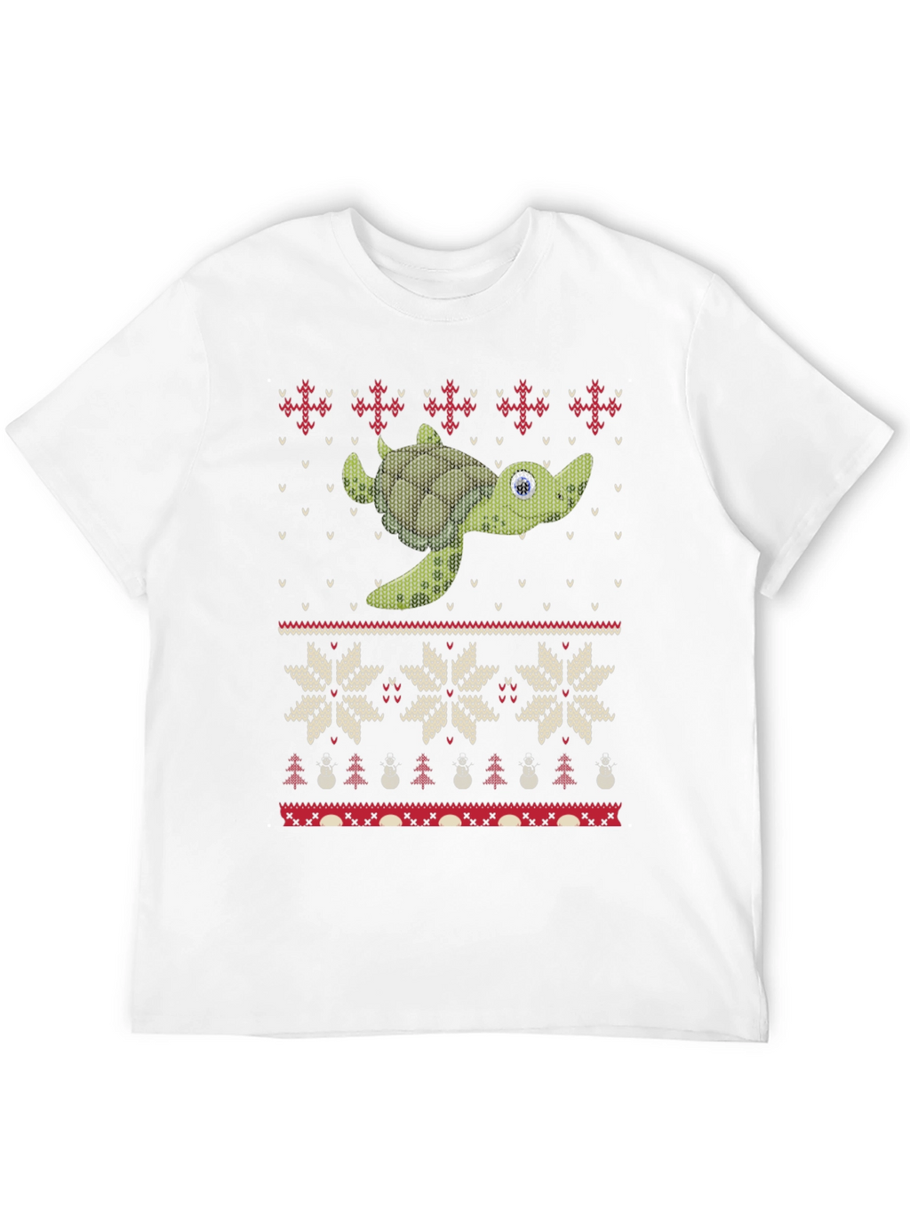Turtle Ugly Christmas Sweater T-Shirt