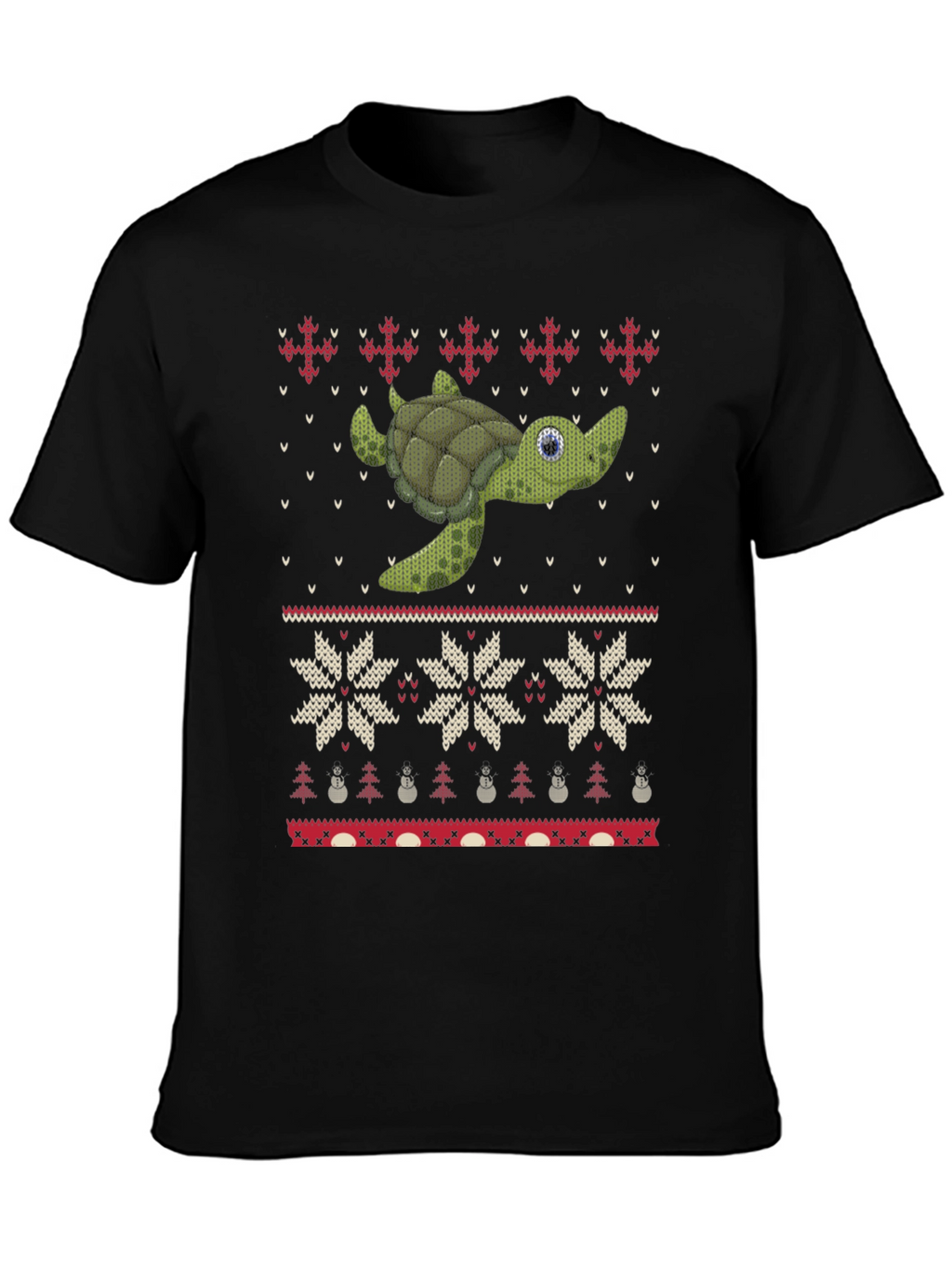 Turtle Ugly Christmas Sweater T-Shirt