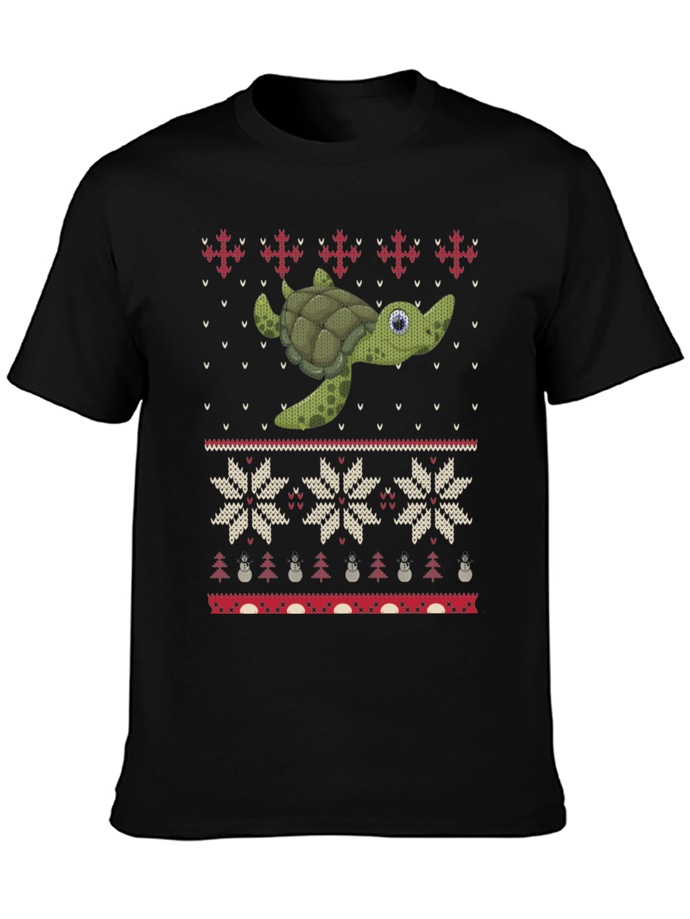 Turtle Ugly Christmas Sweater T-Shirt