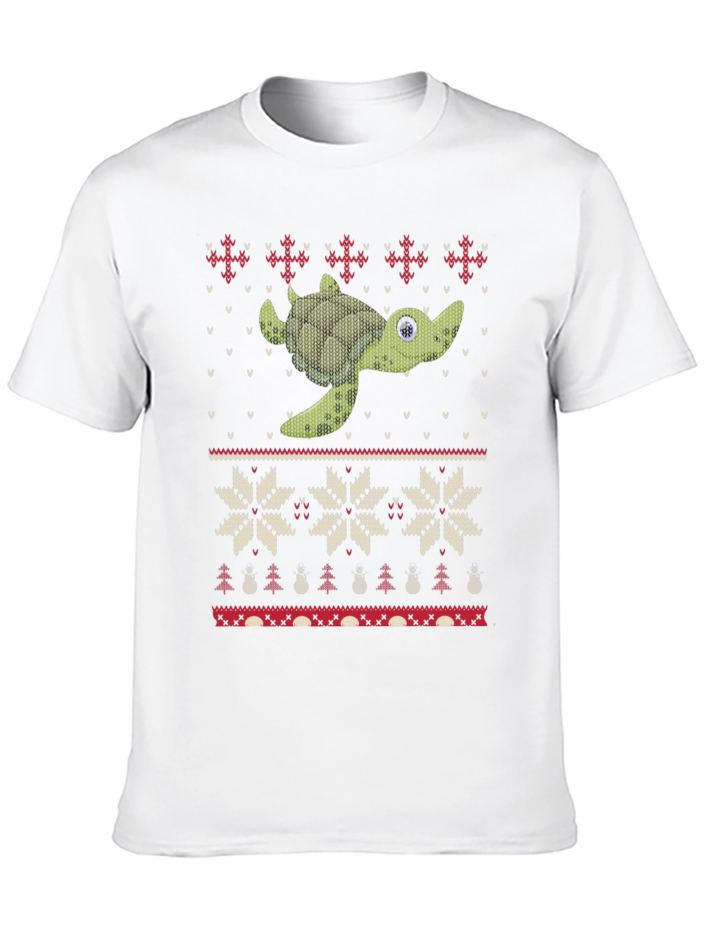 Turtle Ugly Christmas Sweater T-Shirt